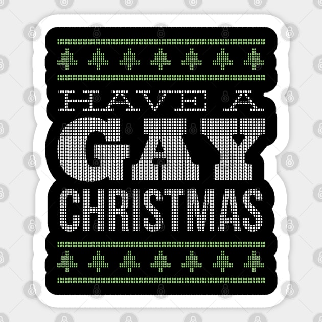 Have a gay christmas Sticker by LR_Collections